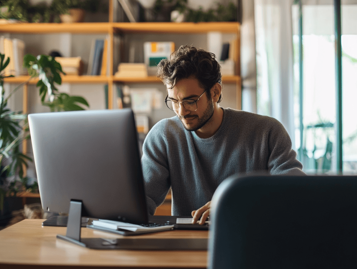 Employee reviewing plan options before ICHRA open enrollment